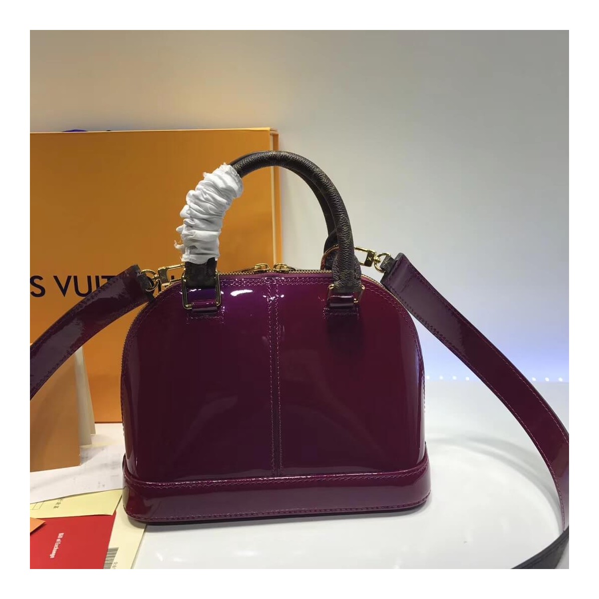 Louis Vuitton Patent Leather Alma BB M54785