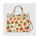 Gucci Zumi Strawberry Print Medium Top Handle Bag 564714