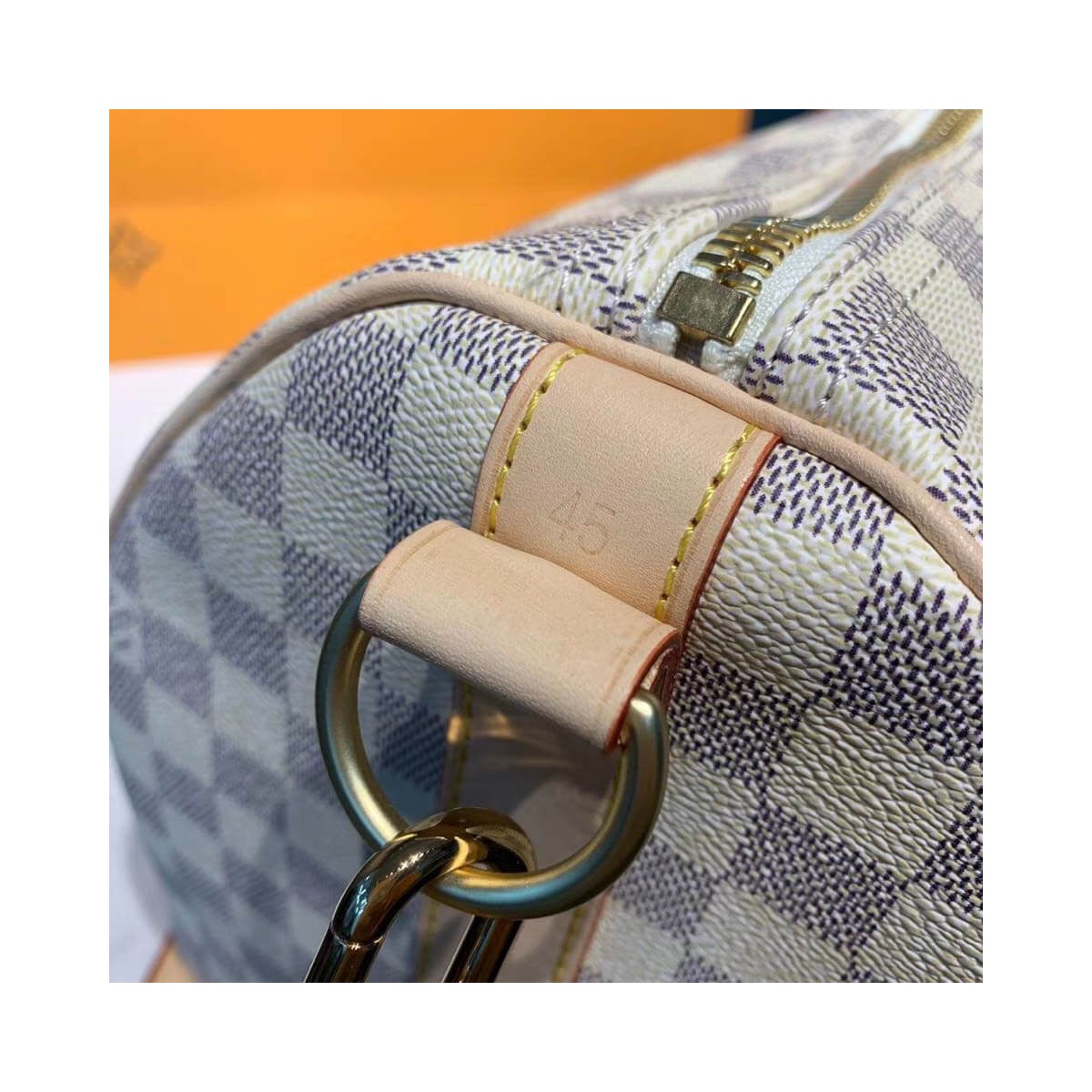 Louis Vuitton Damier Azur Keepall Bandouliere 45 N41430