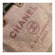 Chanel Deauville Tote 38cm Canvas Bag A66941 Poudre Pink