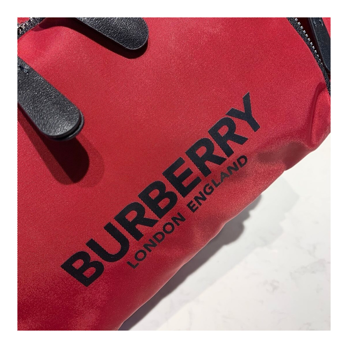 Burberry The Medium Rucksack in Logo Print Nylon 80416201