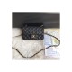 Chanel Caviar Calfskin 20cm Classic Flap Bag 1116 Black