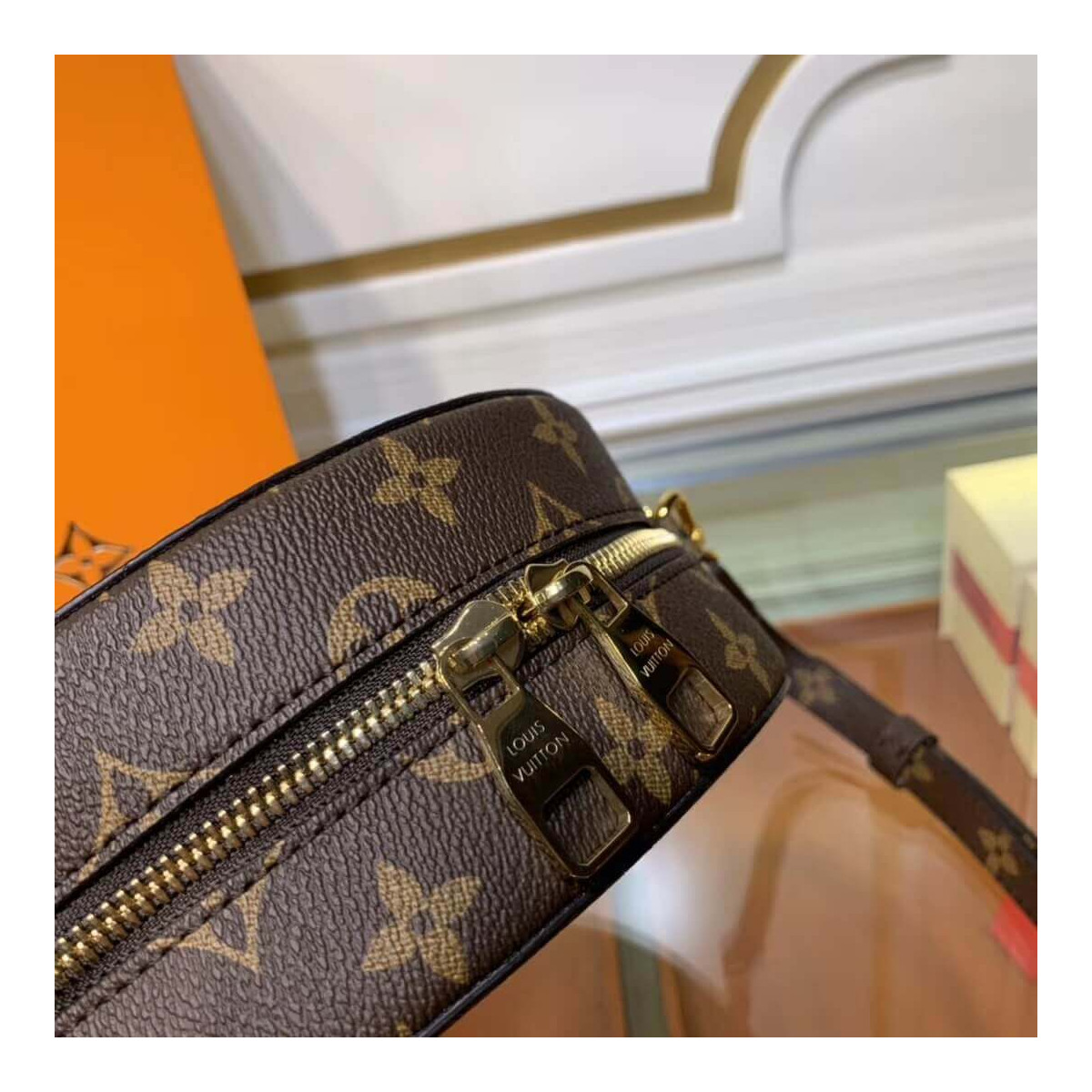 Louis Vuitton Monogram Mickey Print Round Bag M49986