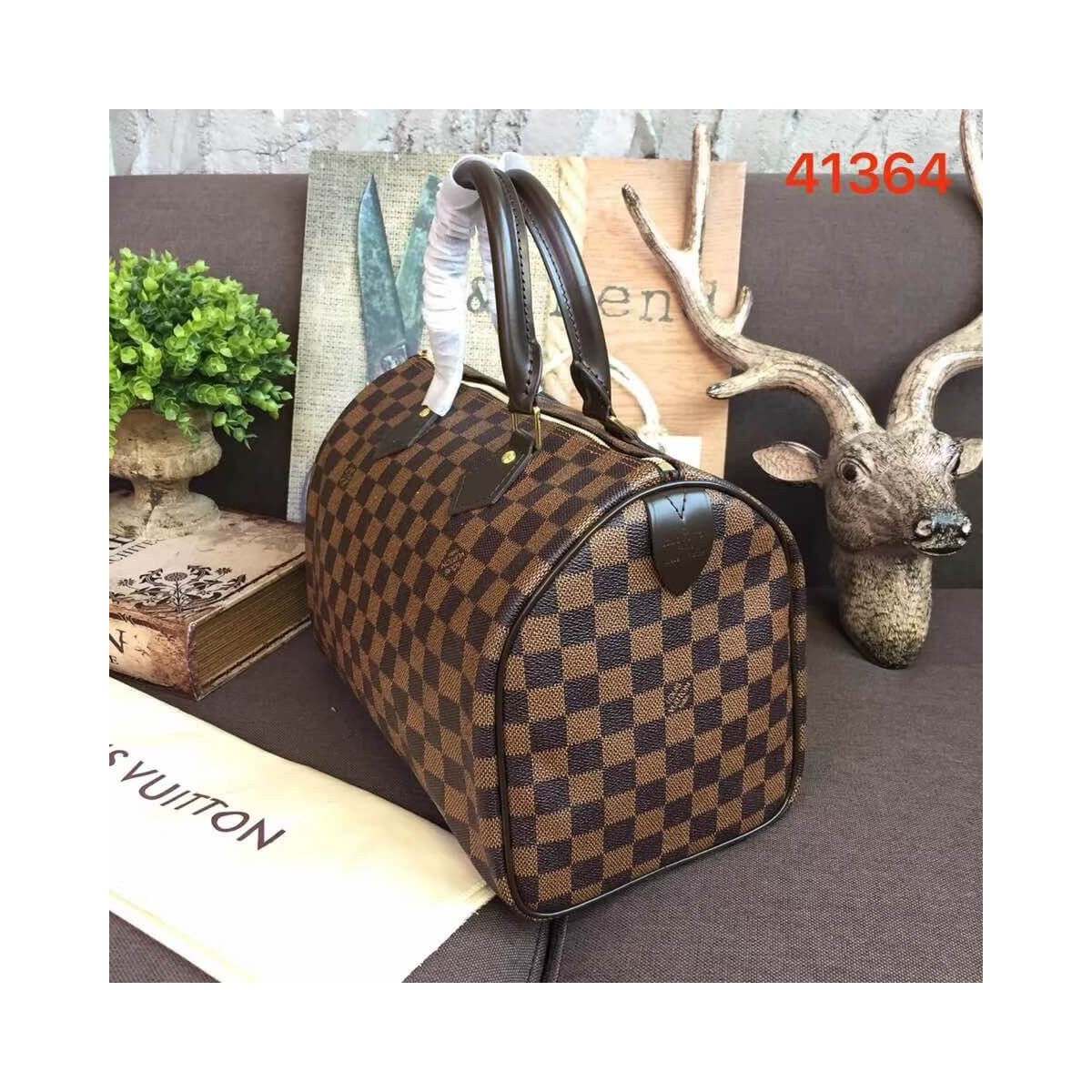 Louis Vuitton Damier Ebene Canvas Speedy 30 N41364