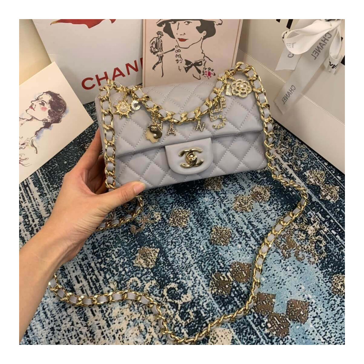 Chanel Lambskin Flap Bag AS2326