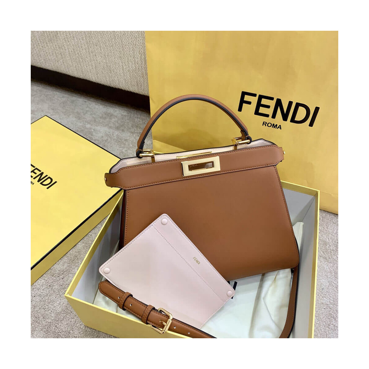 Fendi Medium Peekaboo ISeeU Bag 8BN321