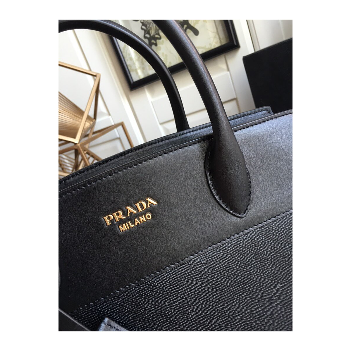 Prada Saffiano Leather Esplanade Bag 1BA047