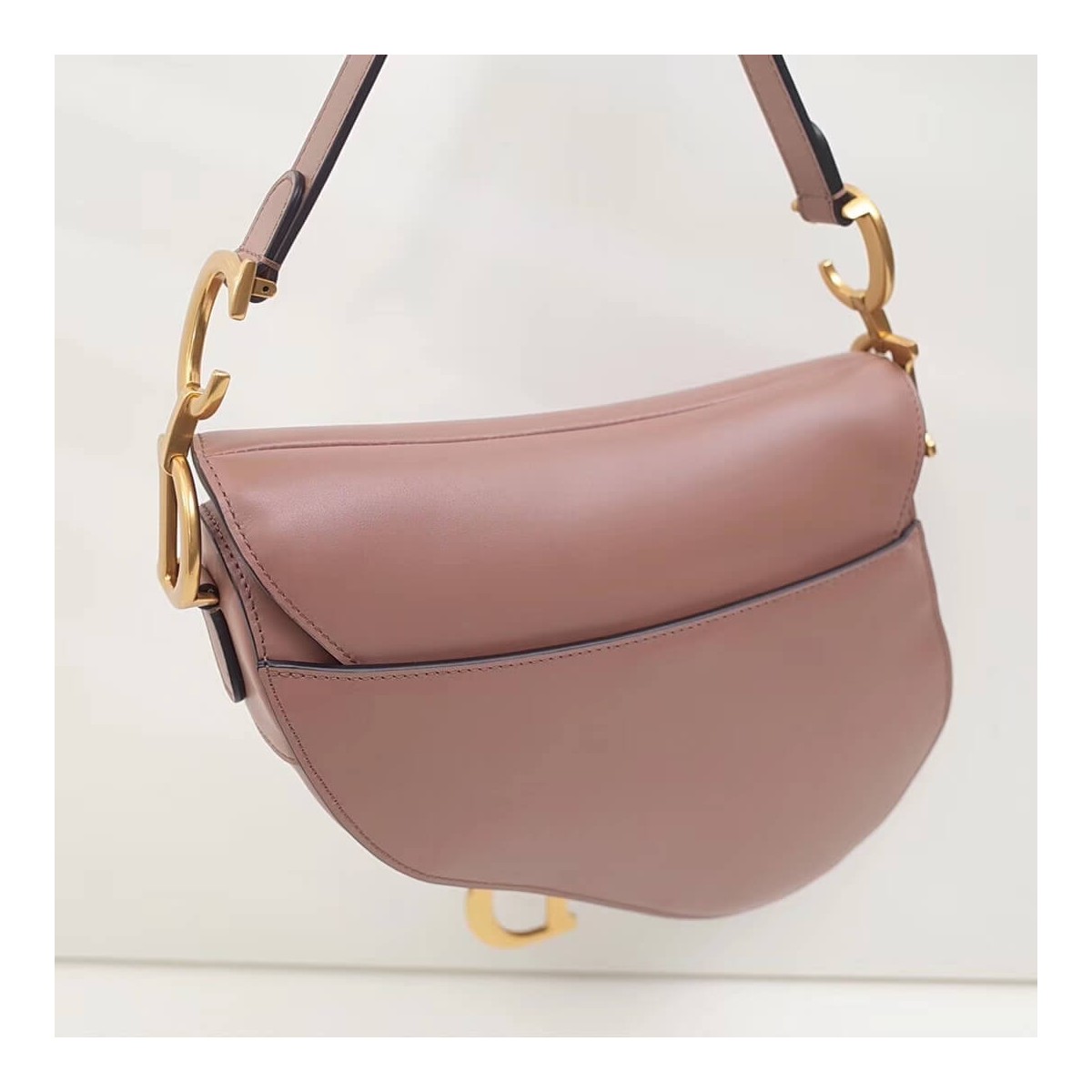 Christian Dior Smooth Calfskin Saddle Bag M0446