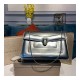 Bvlgari Serpenti Forever Shoulder Bag 28cm in Silver Brushed Metallic 35106