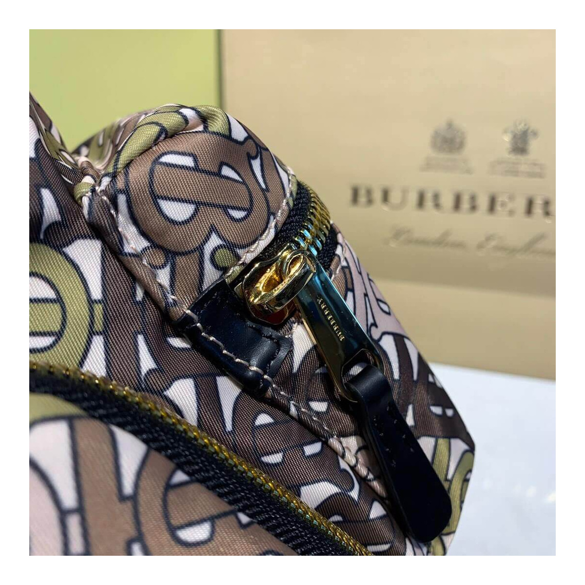 Burberry The Medium Rucksack in Monogram Print Nylon 80118051