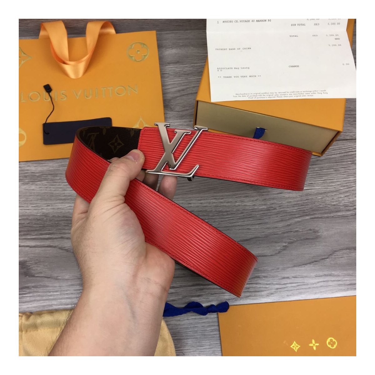 Louis Vuitton Initiales 40mm Belt MP109