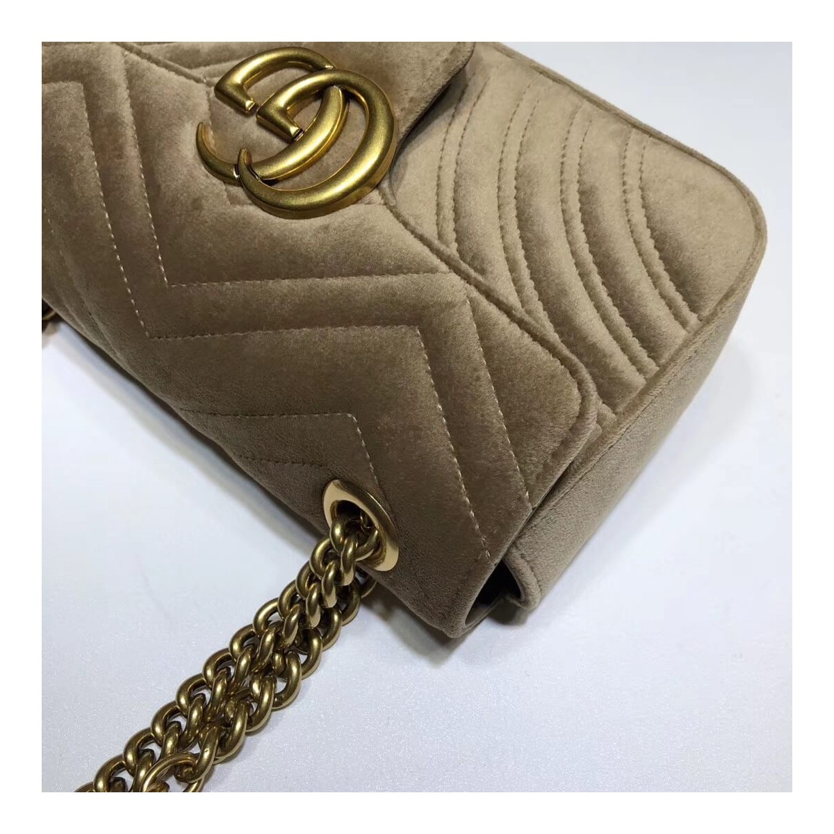 Gucci GG Marmont Velvet Shoulder Bag 446744