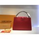 Louis Vuitton Taurillon Leather And Python Capucines MM N91711