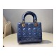 Lady Dior My ABCDior Bag in Indigo Blue Gradient Cannage Lambskin M0538