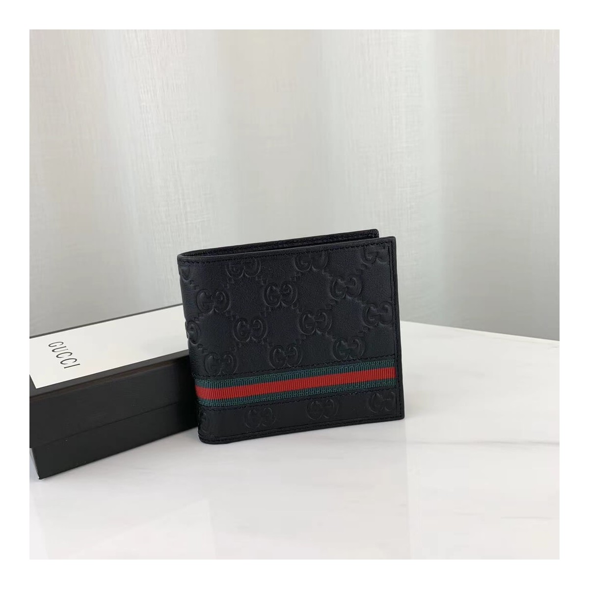 Guccissima Web Bi-fold Wallet 138042