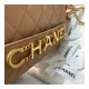 Chanel Front Logo Small Flap Bag AS1490