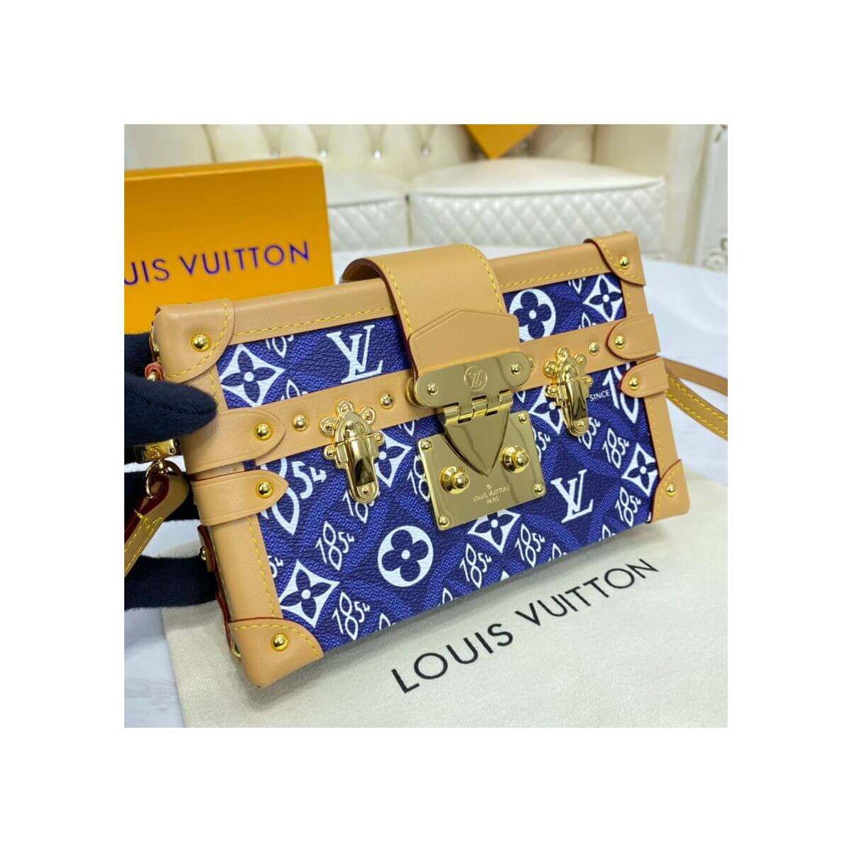 Louis Vuitton Since 1854 Petite Malle M57212 Blue