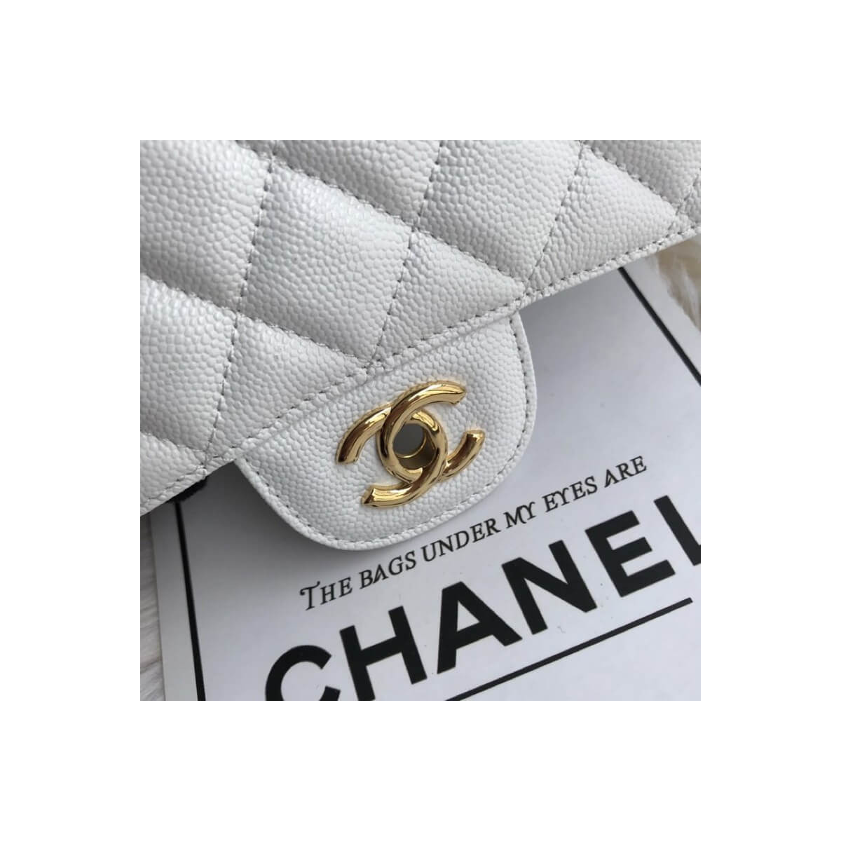 Chanel Caviar Calfskin 20cm Classic Flap Bag 1116