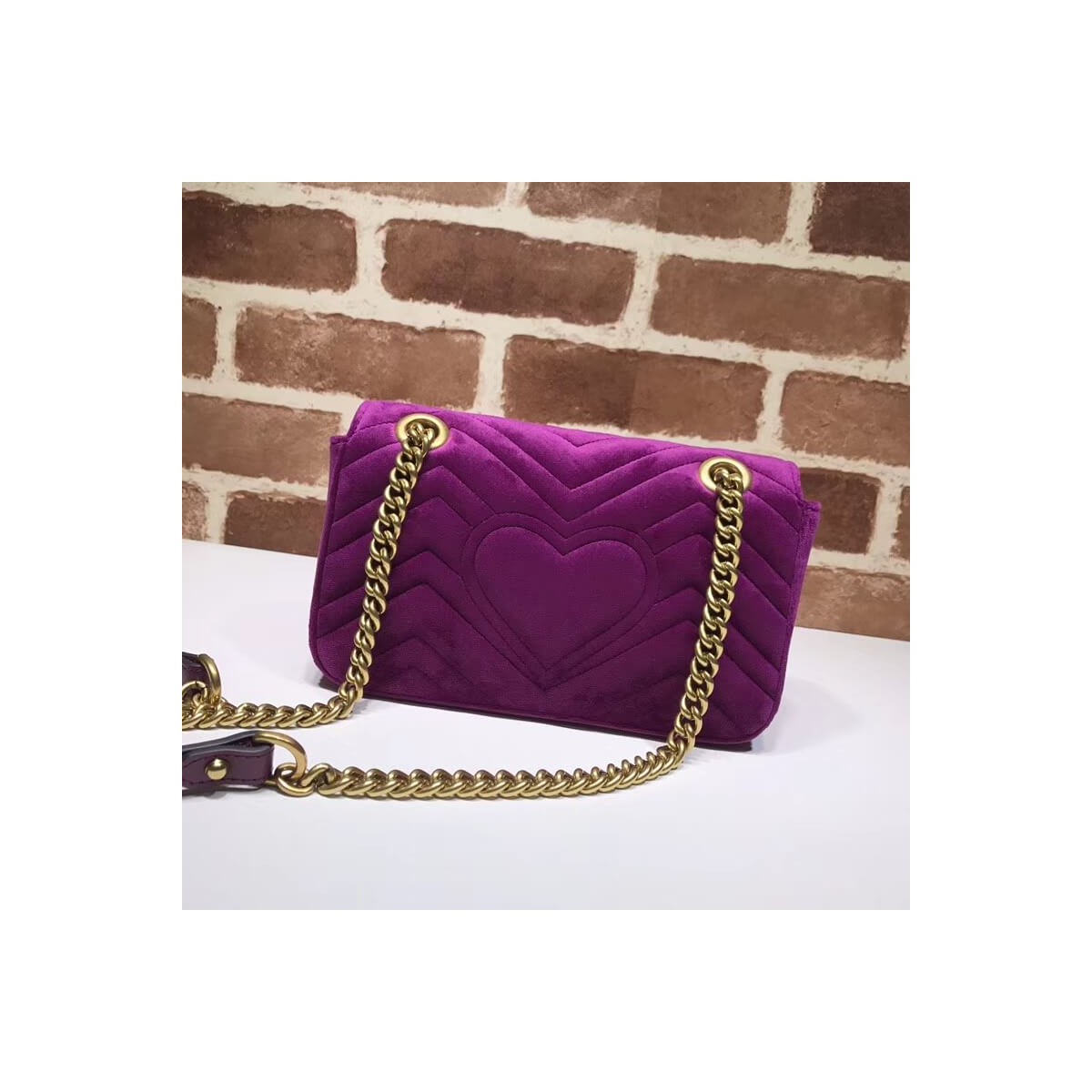 Gucci GG Marmont Velvet Shoulder Bag 446744