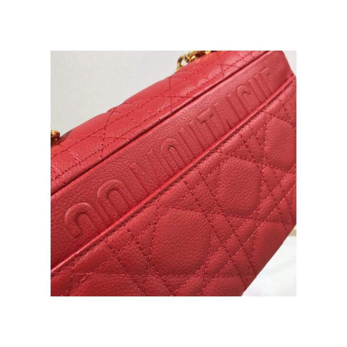 Dior Small Caro Bag Supple Cannage Calfskin M9241