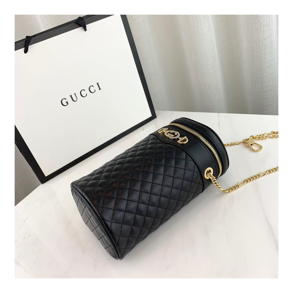 Gucci Quilted Leather Belt Bag 572298