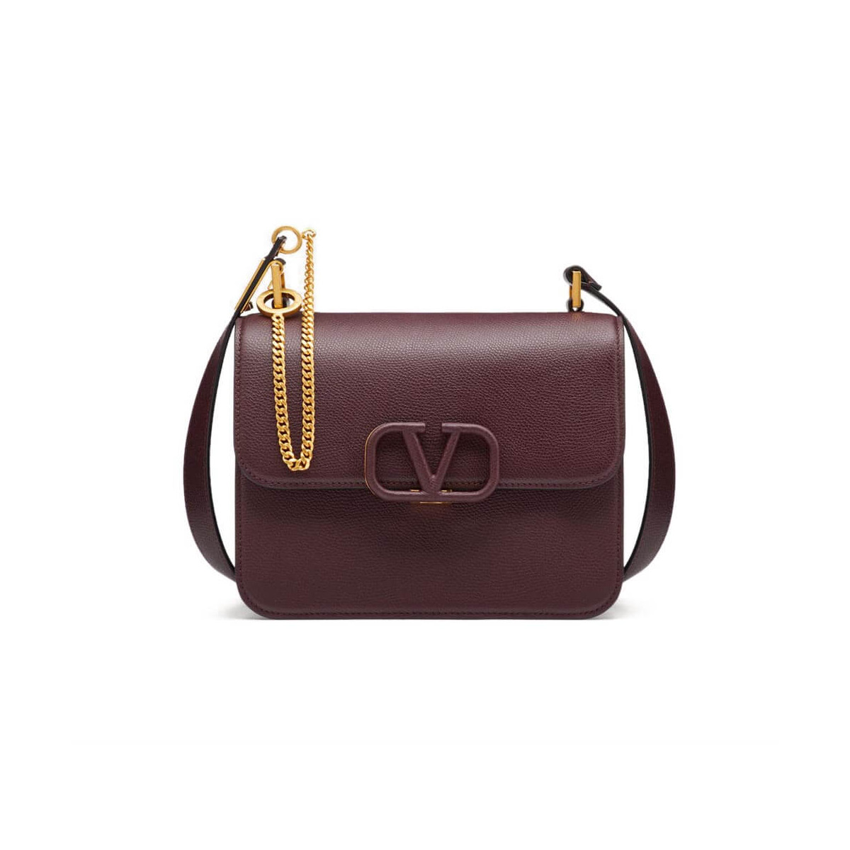 Valentino Garavani Vsling Grainy Calfskin Shoulder Bag 0028