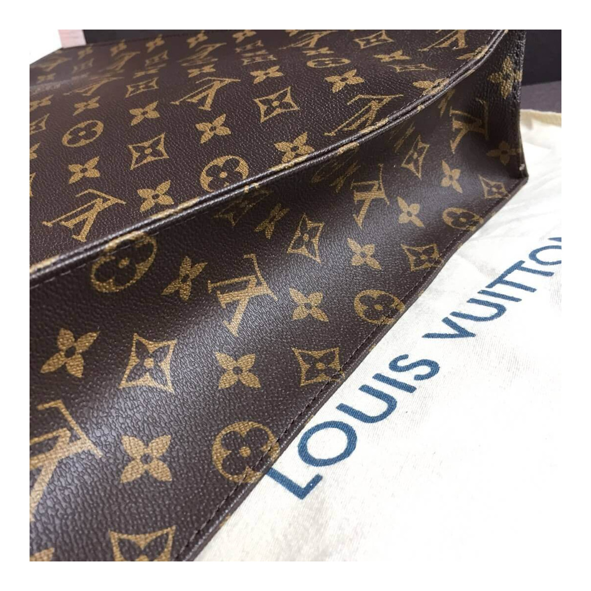 Louis Vuitton Monogram Canvas Sac Plat Tote Bag M51140