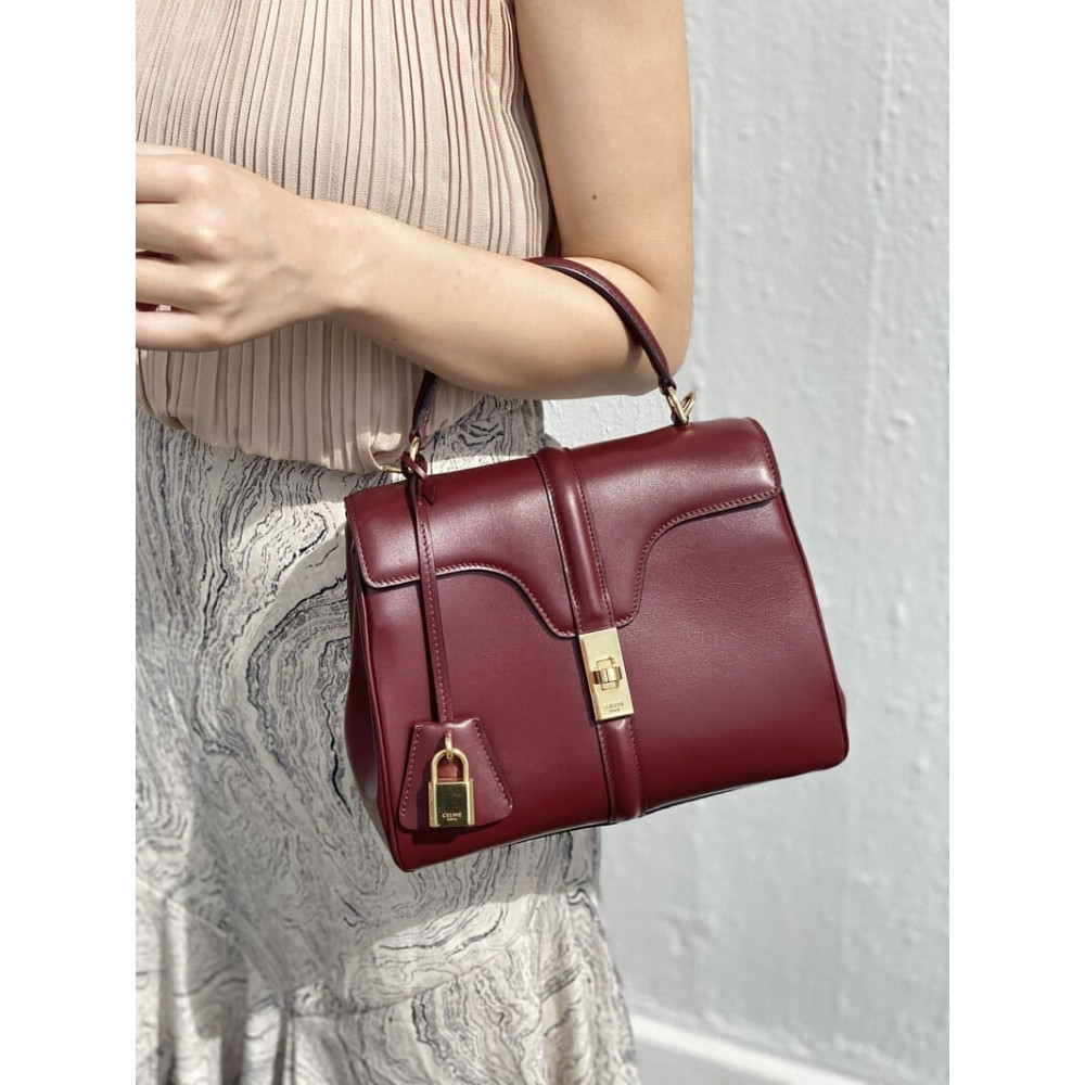 Celine Small 16 Bag In Satinated Calfskin 188003