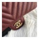 Chanel Chevron Caviar Leathe 20cm Classic Flap Bag 1116