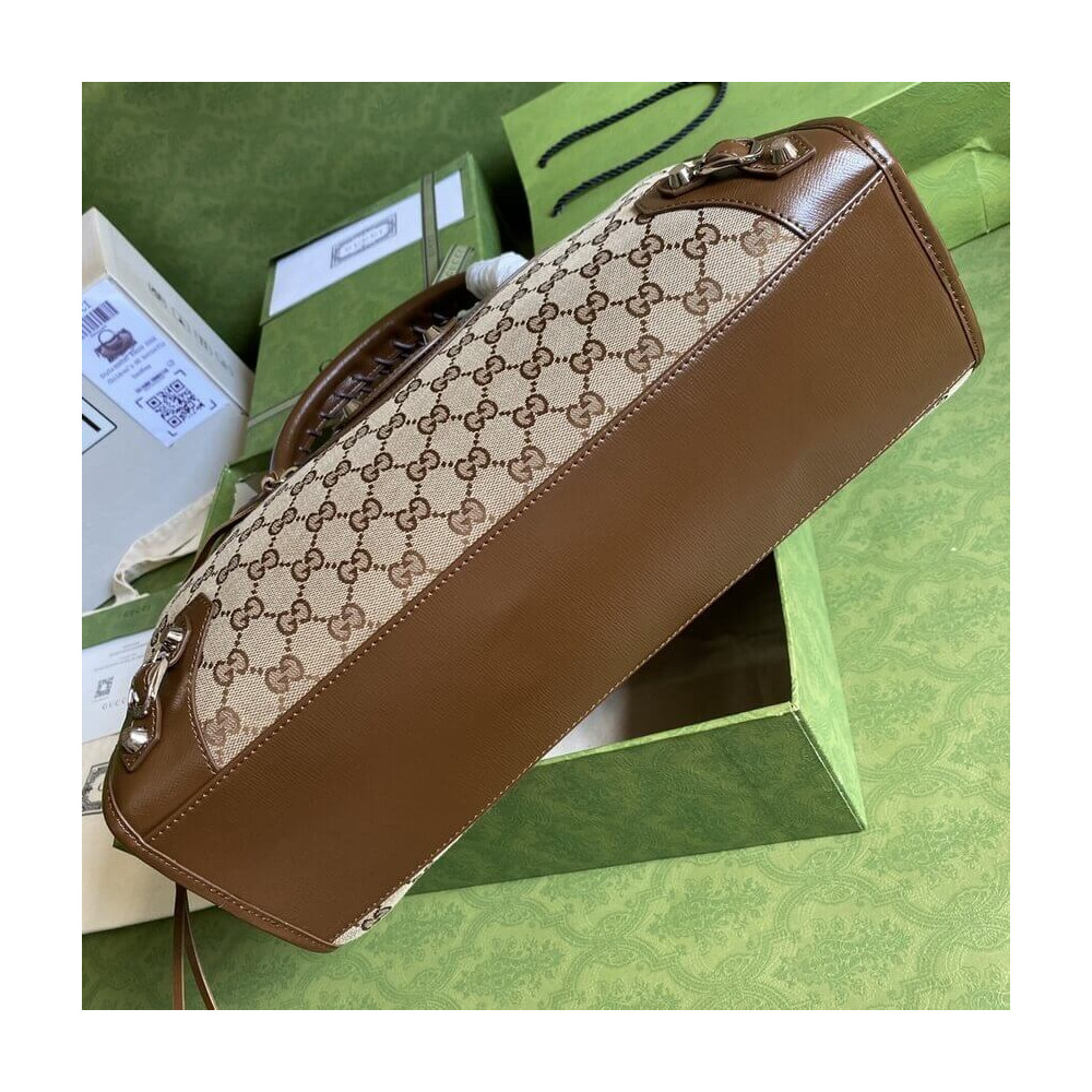 Gucci x Balenciaga GG Canvas City Bag 38cm 658597