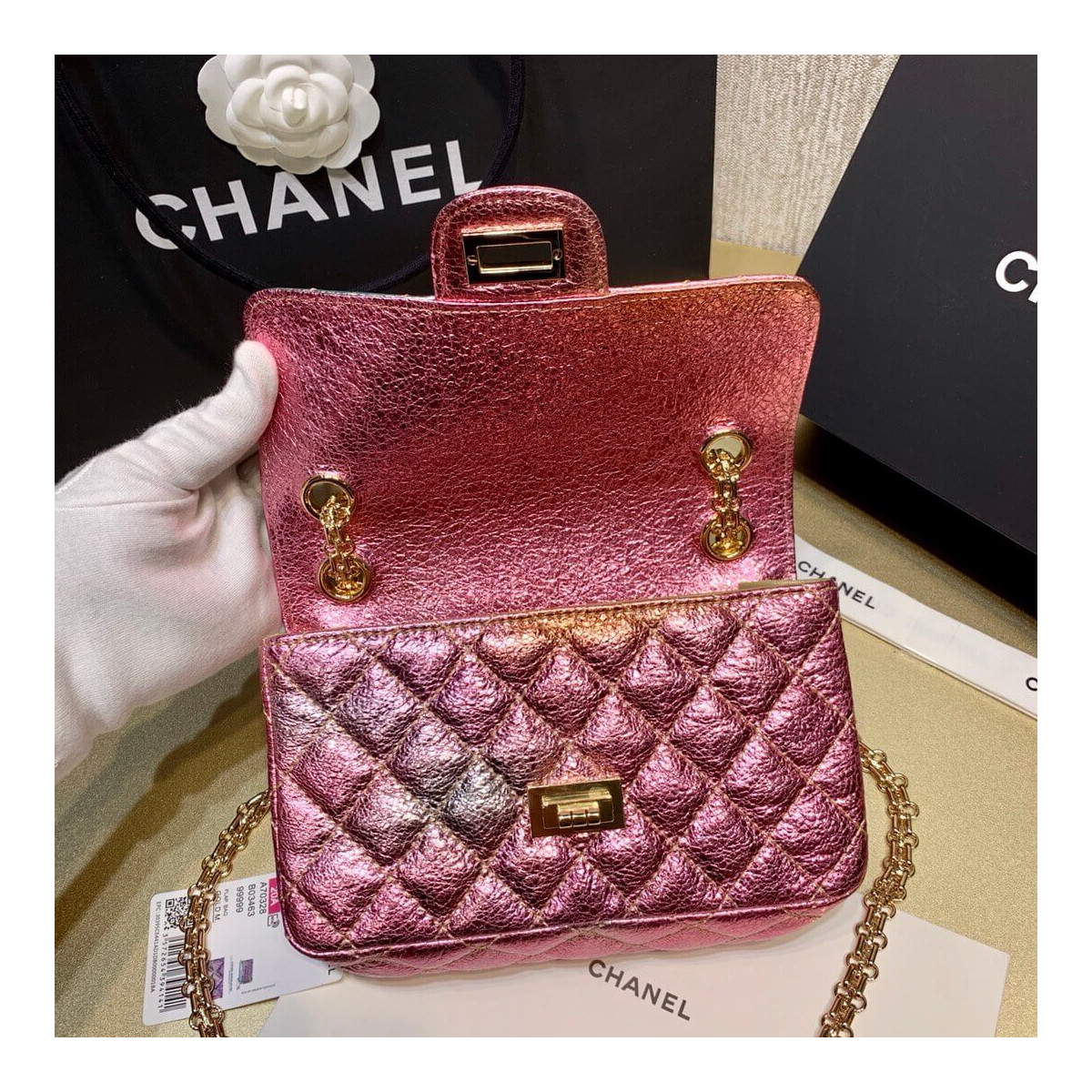 Chanel Rainbow Reissue 2.55 Mini Flap Bag A69900