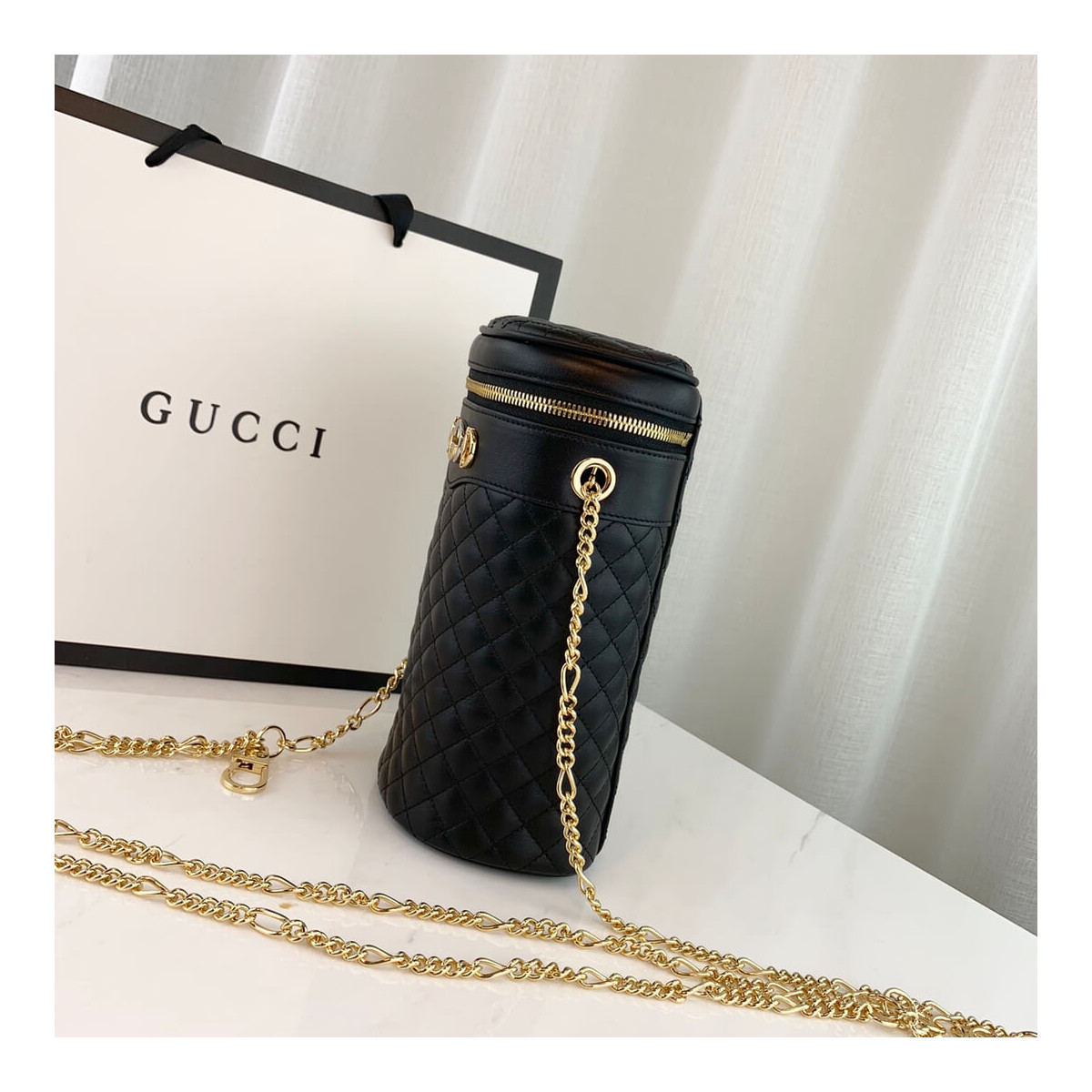 Gucci Quilted Leather Belt Bag 572298