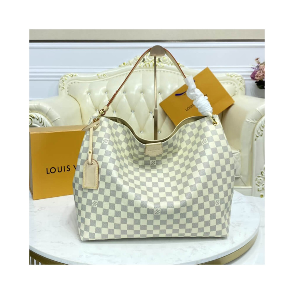 Louis Vuitton Damier Azur Graceful MM N42232 N42233