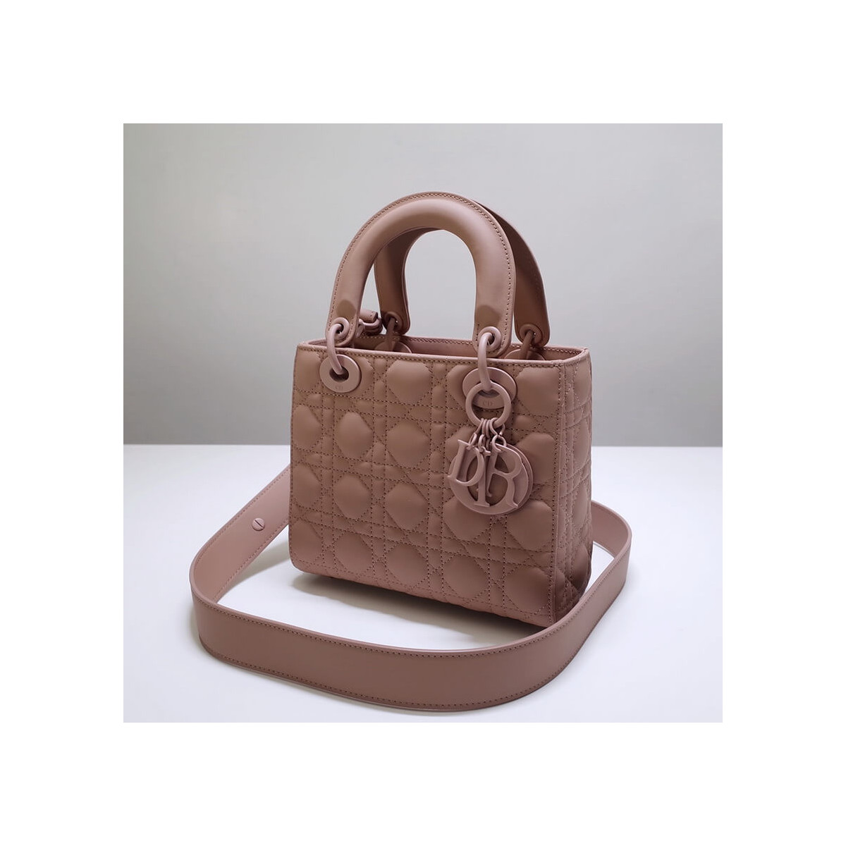 Lady Dior My ABCDior Bag in Ultramatte Cannage Calfskin M0538