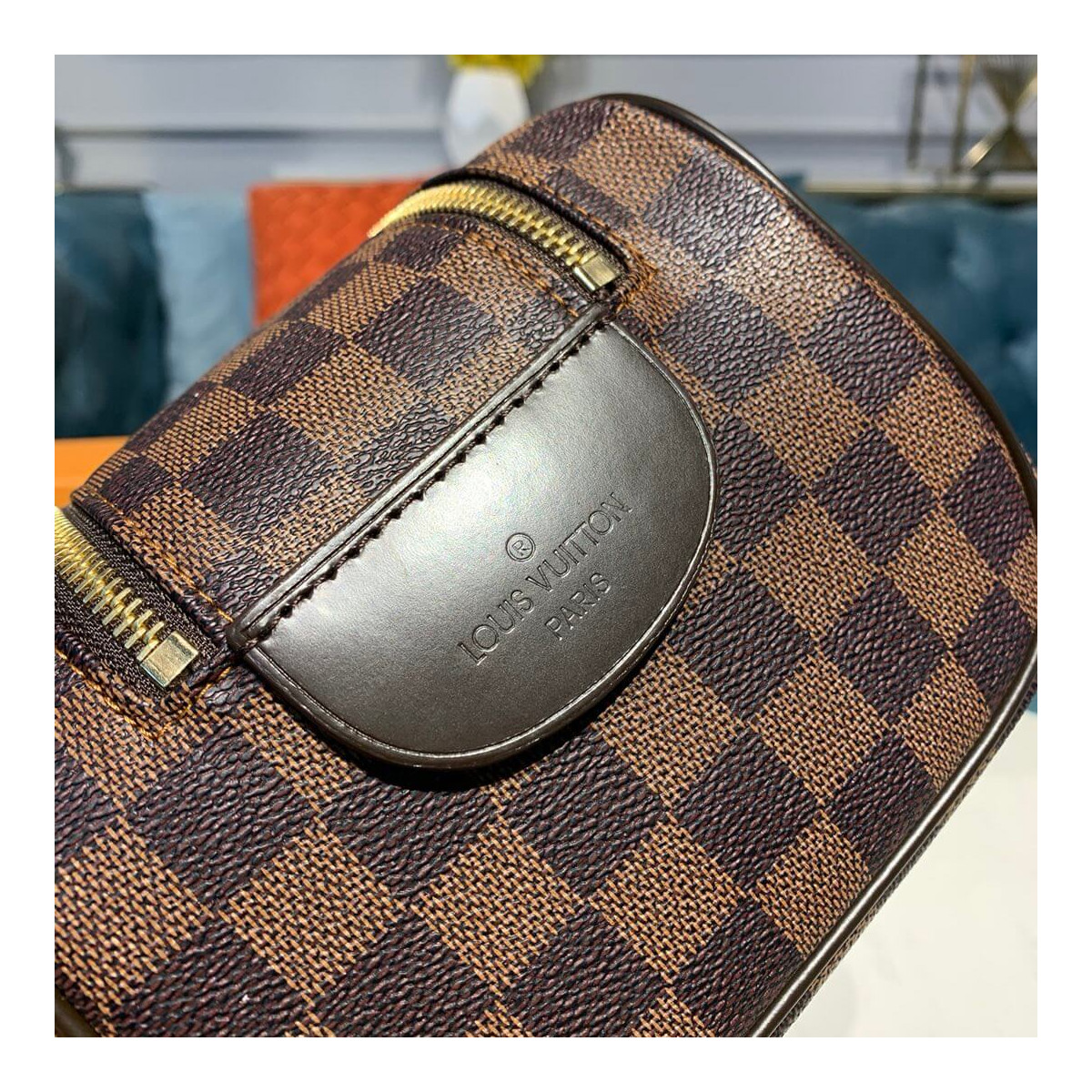 Louis Vuitton Damier Ebene King Size Toiletry Bag N47527