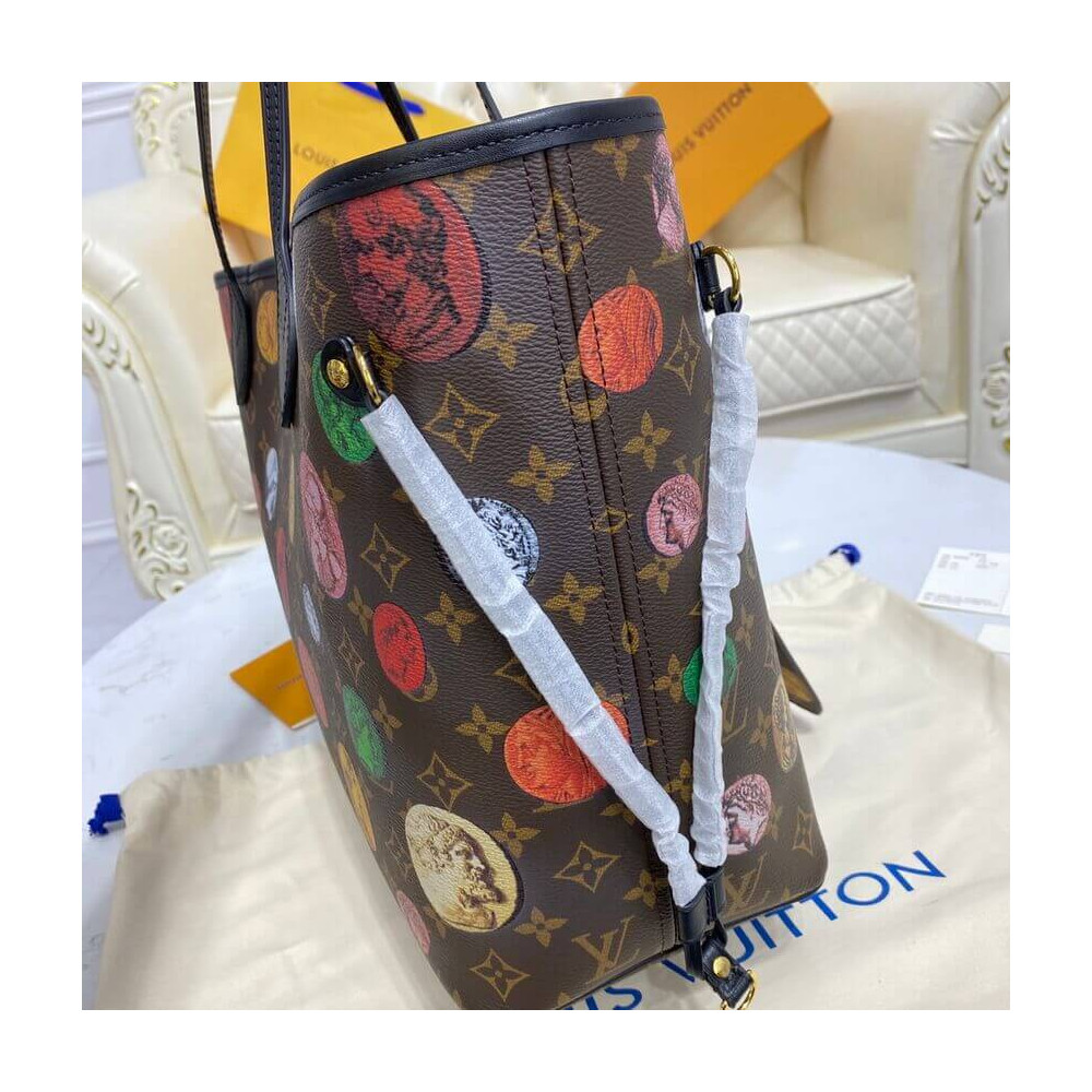 Louis Vuitton Monogram Cameo Printed Neverfull MM M45923