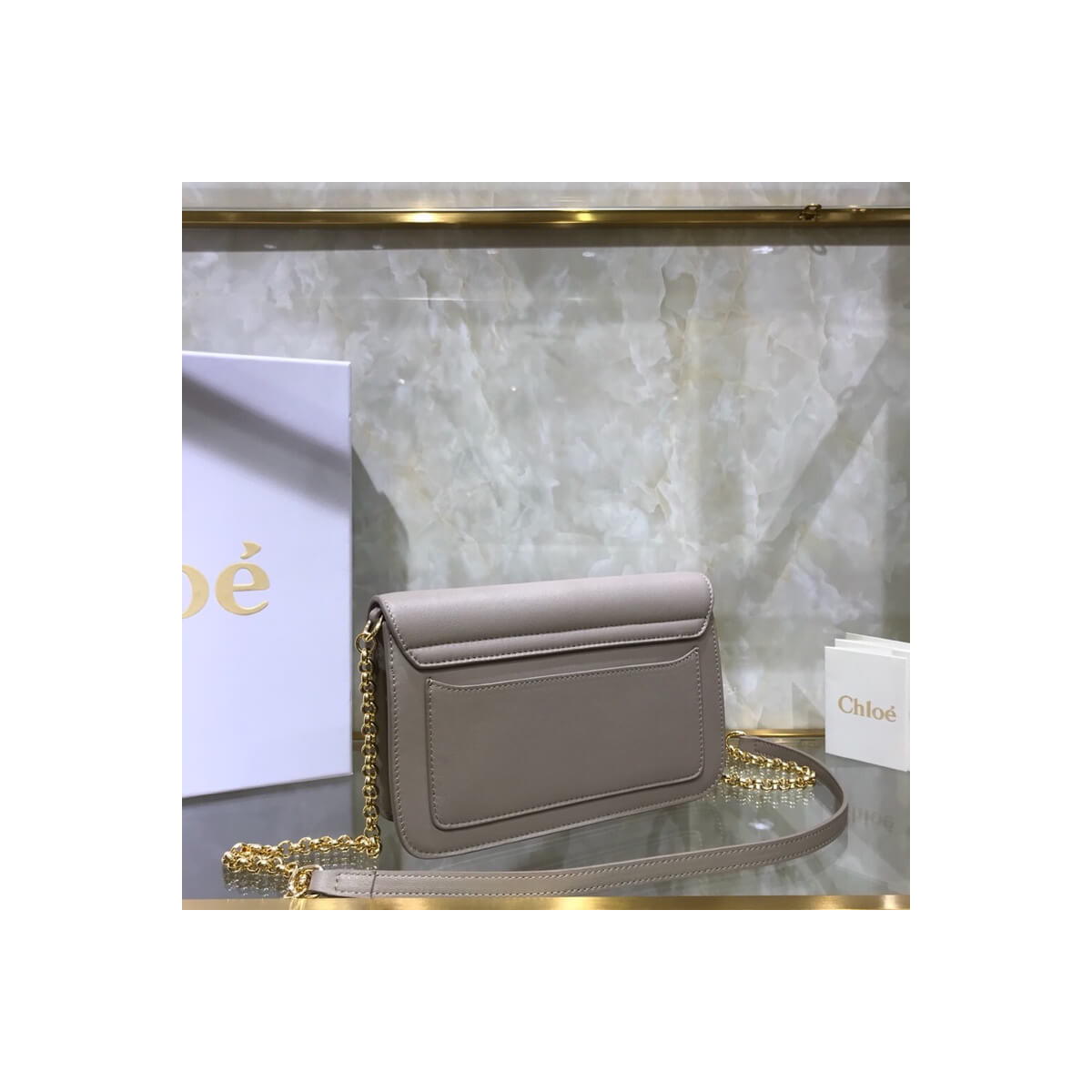 Chloe C Clutch With Chain S1159