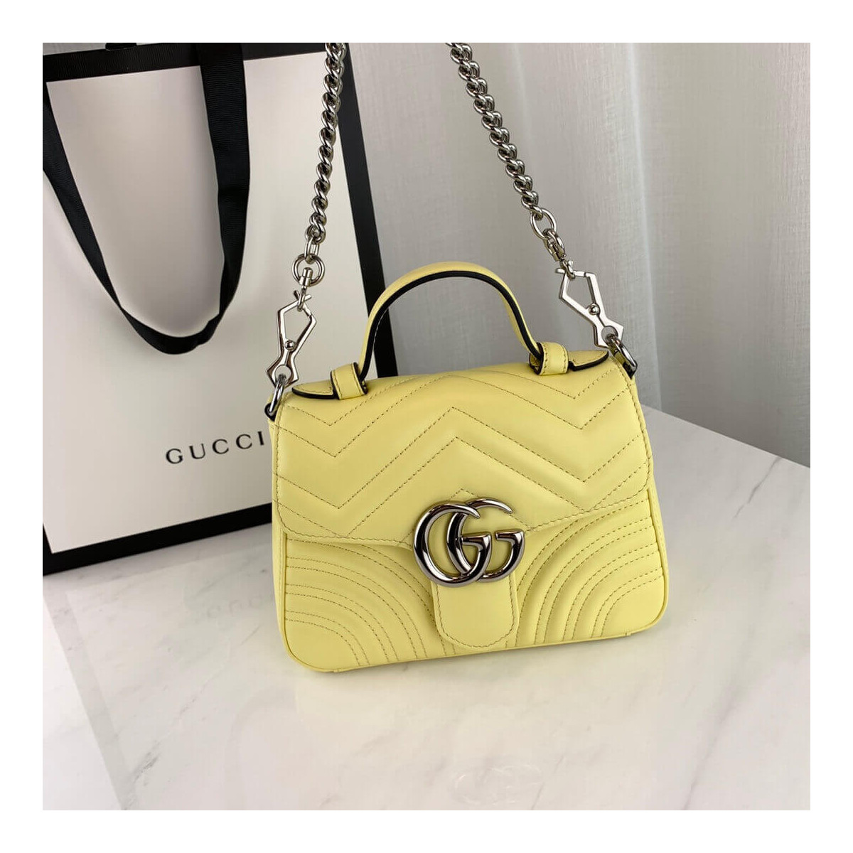 Gucci GG Marmont Top Handle Bag 22cm 547260