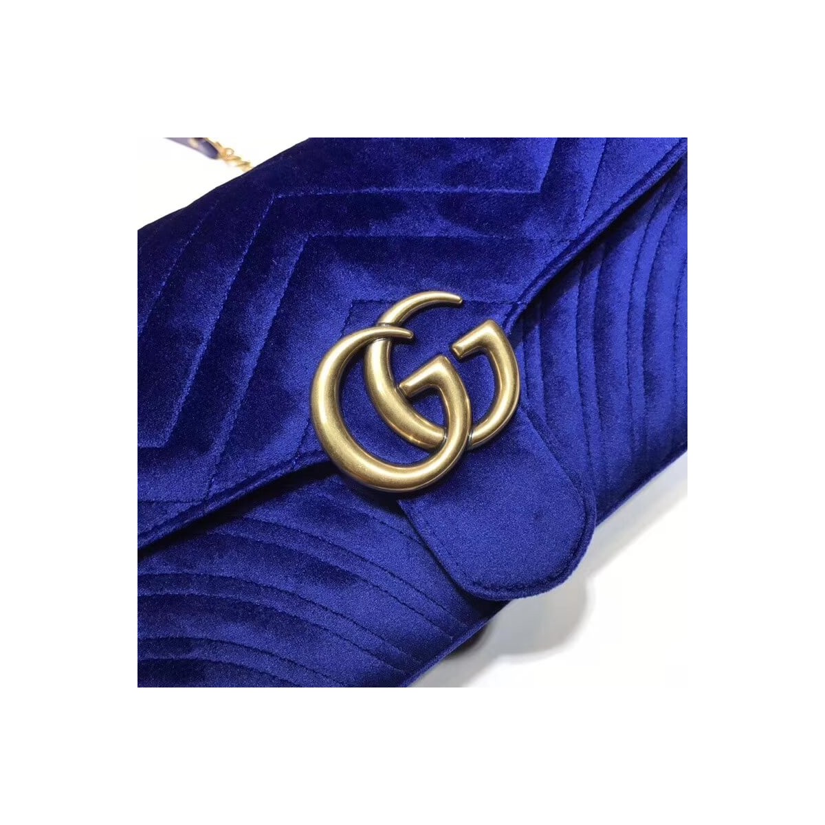 Gucci GG Marmont Velvet Shoulder Bag 443497