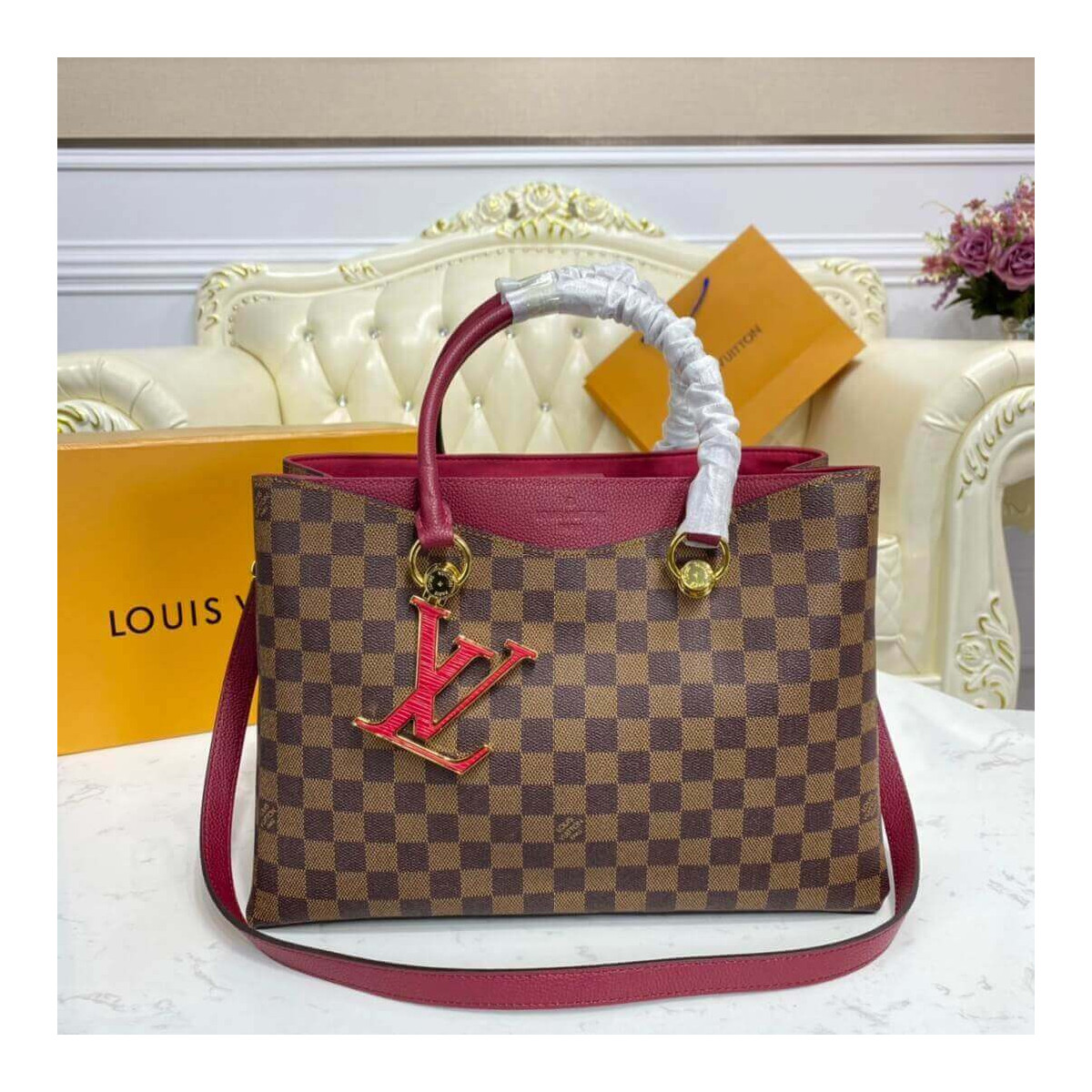 Louis Vuitton Damier Ebene Canvas LV Riverside N40052