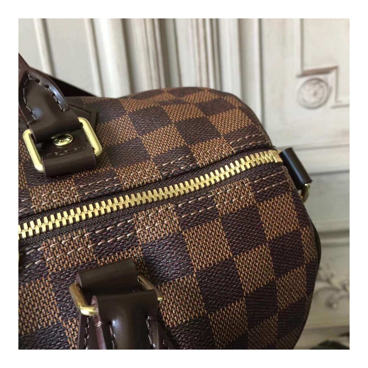 Louis Vuitton Damier Ebene Canvas Speedy Bandouliere 35 N41366