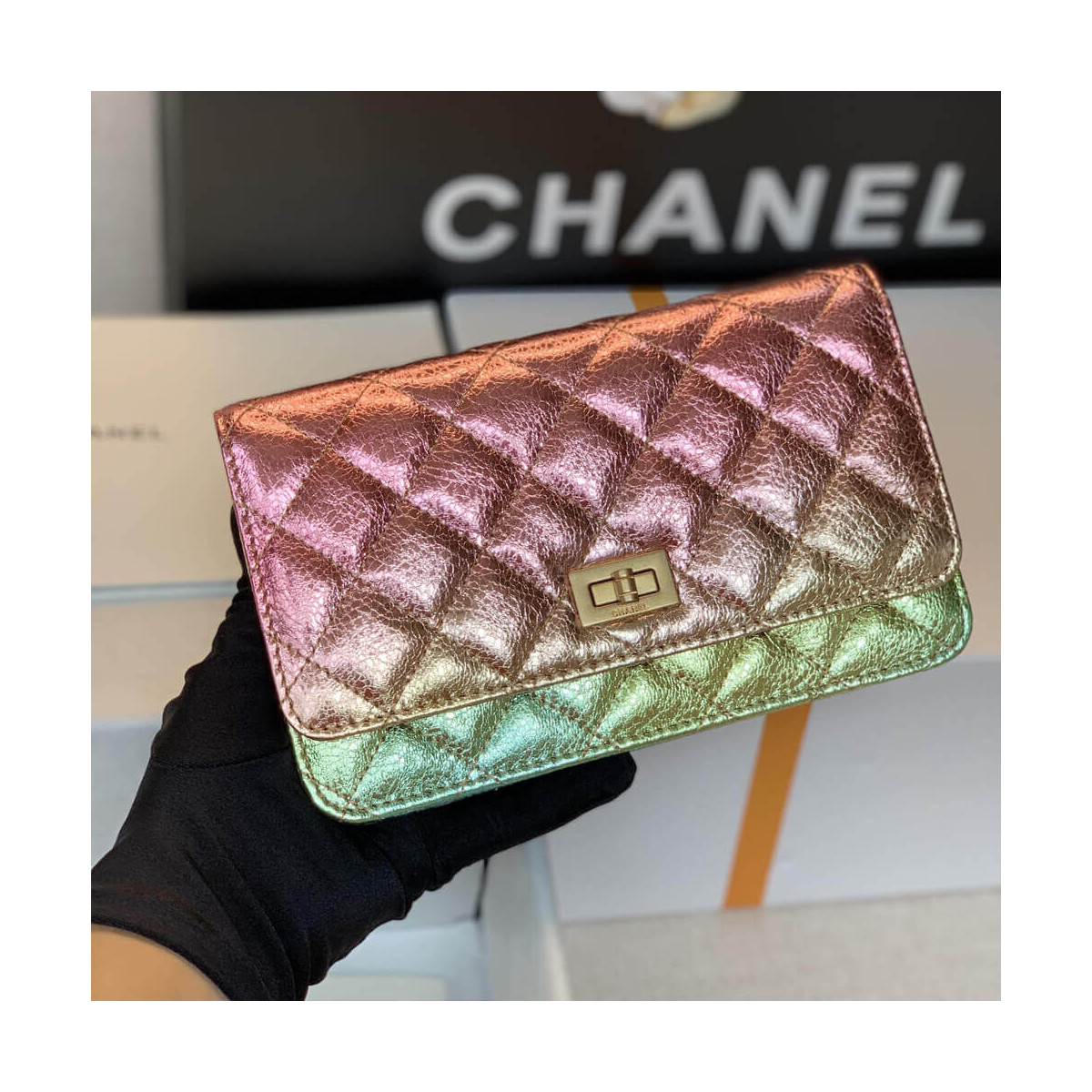 Chanel Rainbow Reissue 2.55 Woc A70328