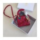 Christian Dior Micro Lady Dior Bag Cannage Lambskin S0856