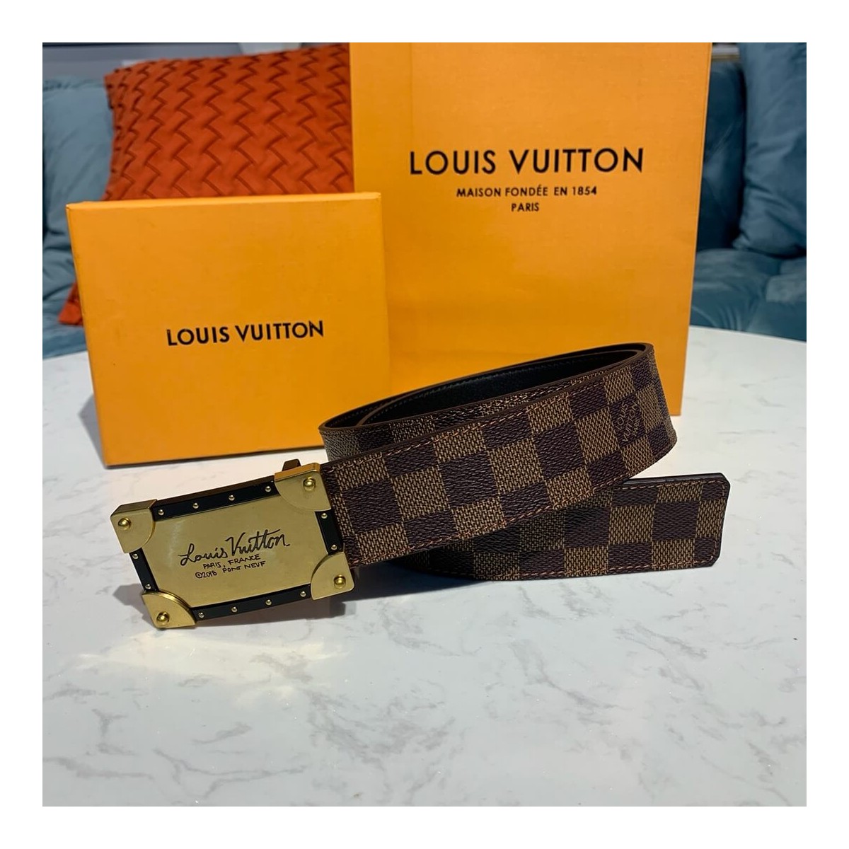 Louis Vuitton Neo Trunk 40mm Reversible Belt M0185U