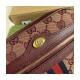 Gucci Ophidia Mini Bag With Web 517350 Burgundy