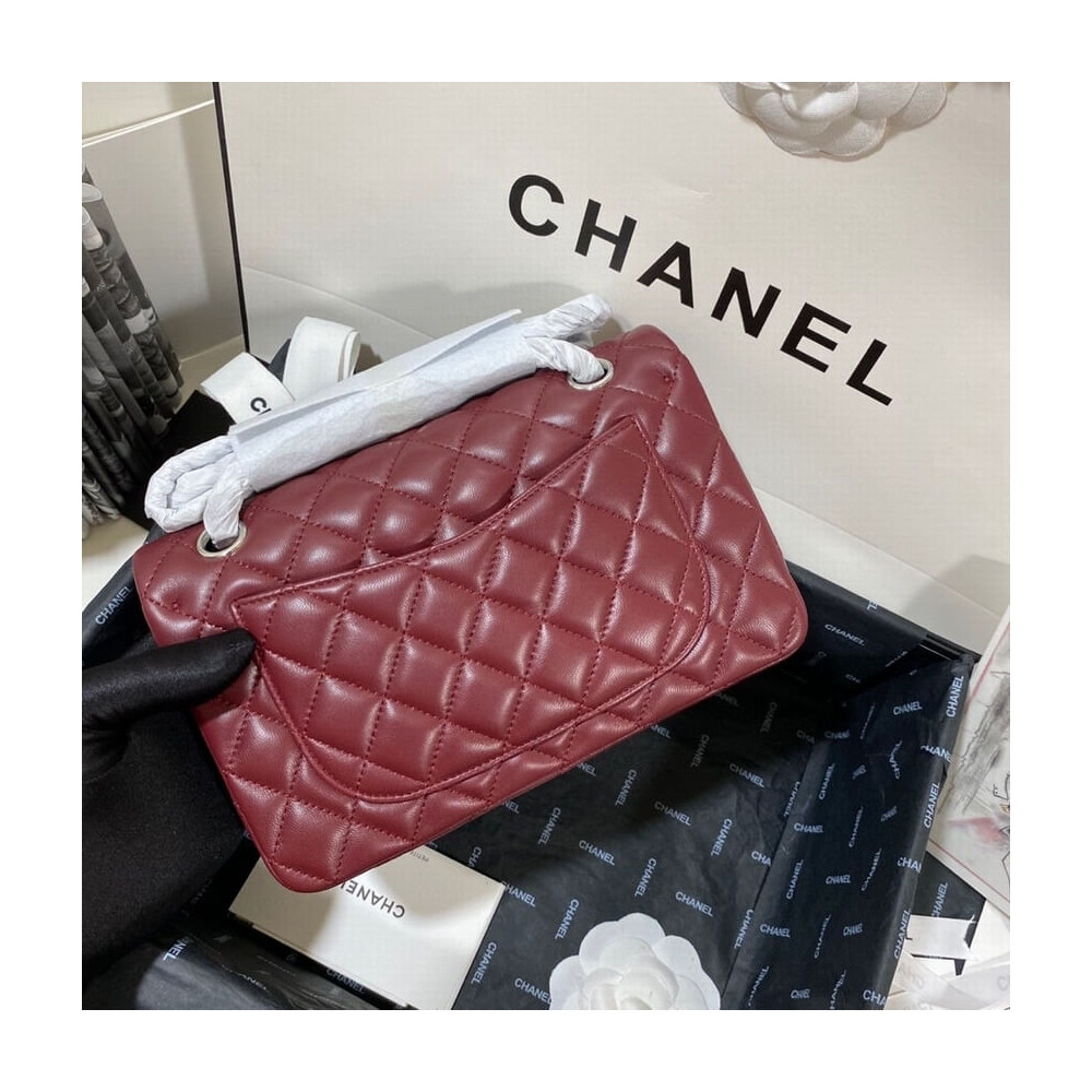 Chanel Small Classic Double Flap Bag A01113 in Lambskin