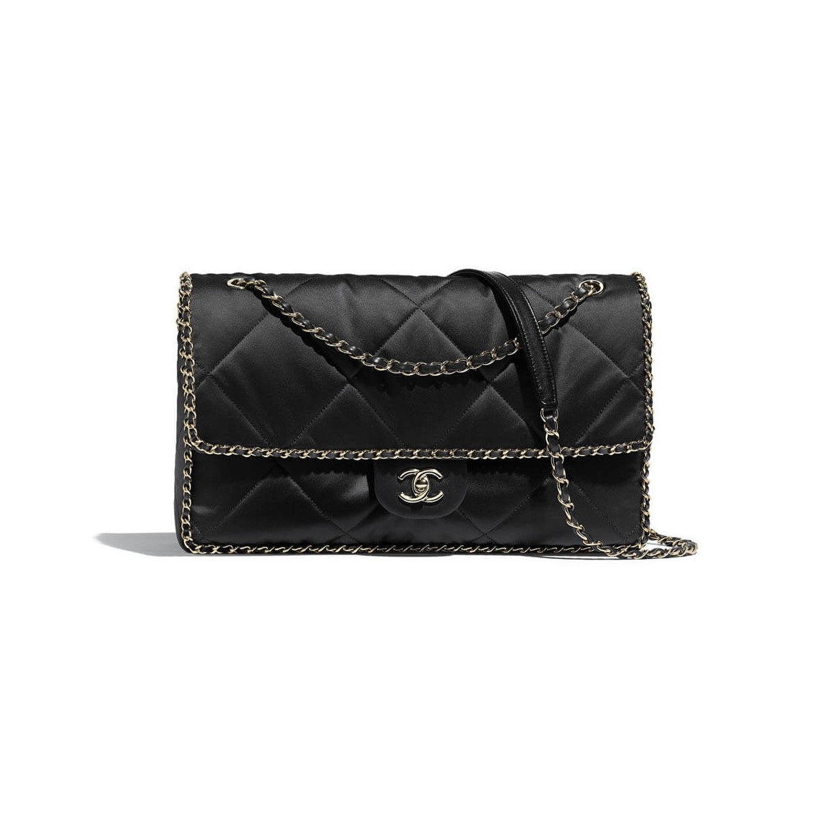 Chanel Satin Flap Bag AS1030