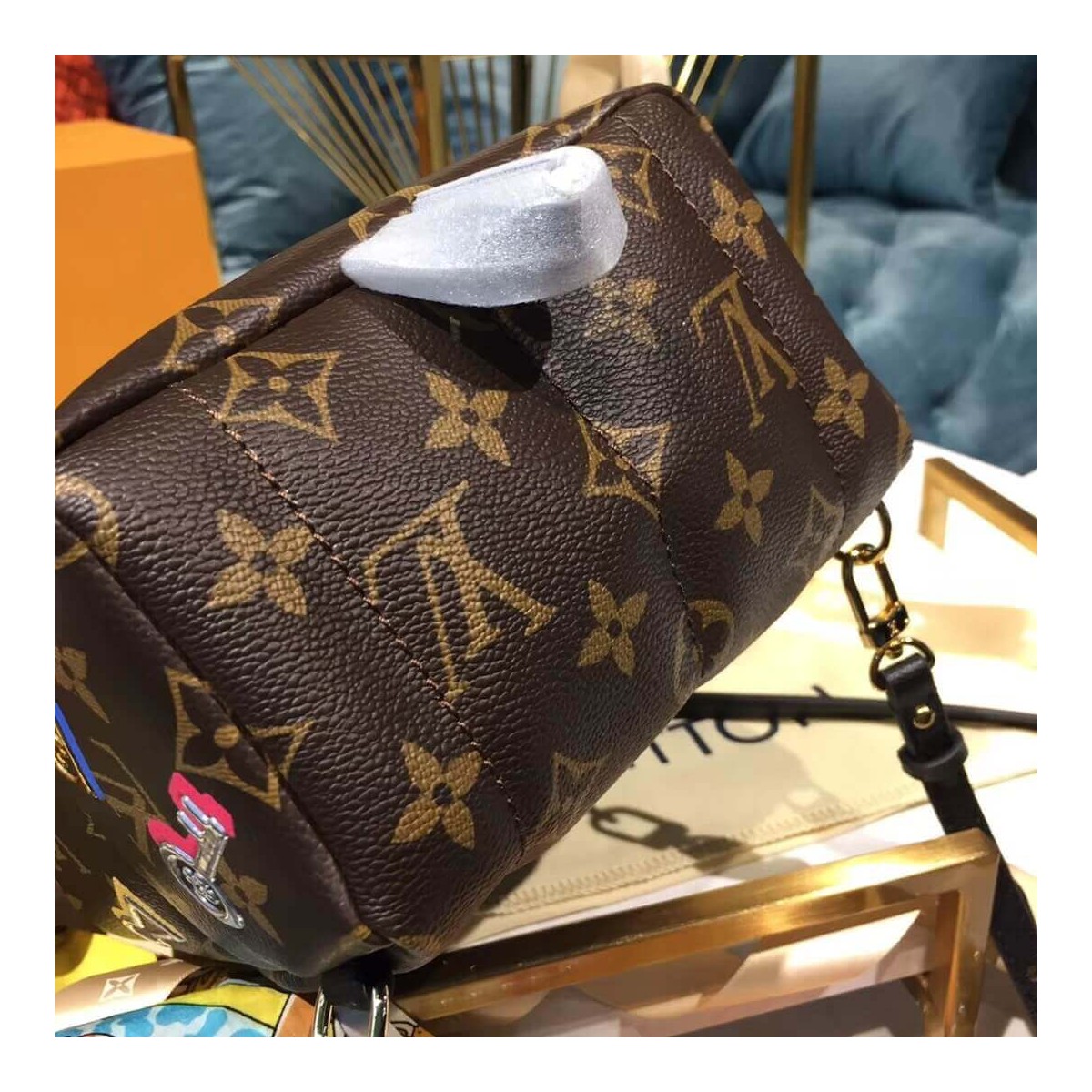 Louis Vuitton Monogram Canvas Palm Springs Backpack Mini M44367