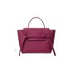 Celine Micro Belt Bag In Grained Calfskin 189153 Burgundy