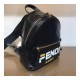 Fendi Mania Logo Zucca Coated Canvas Backpack 8BZ038